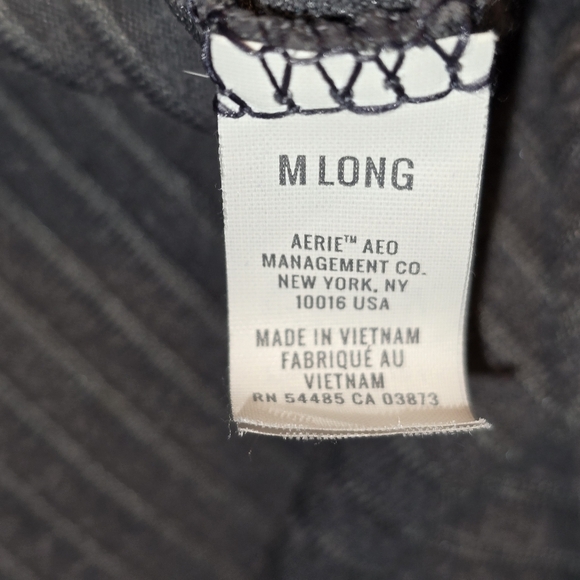 Aerie Corduroy Flare Pants β Size M Long β Soft Ribbed Lounge Pants - Picture 5 of 5